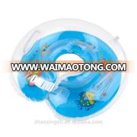 Inflatable baby pool neck float/swimming neck ring with two handle