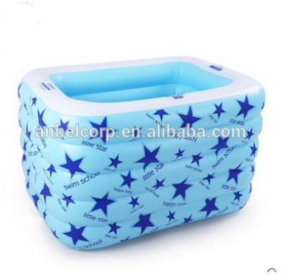 Inflatable Swimming Pool Baby Bathtub with Star Printing